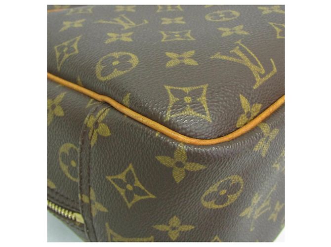 Borsa Louis Vuitton Monogram Deauville Marrone - vista 5