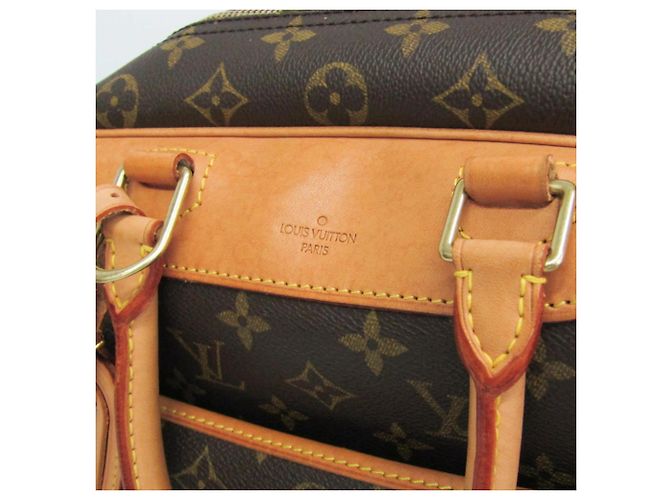 Borsa Louis Vuitton Monogram Deauville Marrone - vista 7
