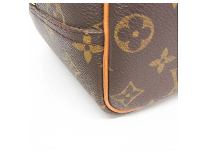 Borsa Louis Vuitton Monogram Deauville Marrone - vista 8
