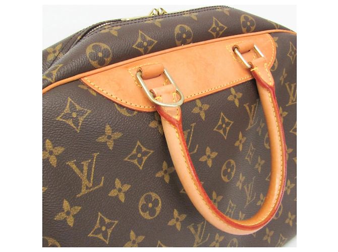 Borsa Louis Vuitton Monogram Deauville Marrone - vista 9