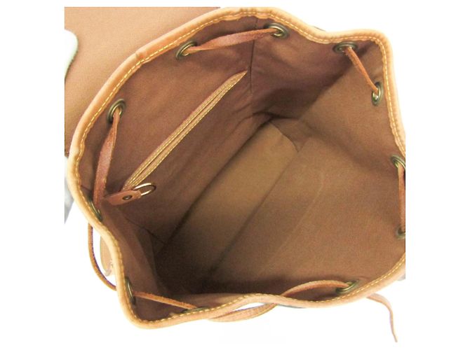 Mochila Louis Vuitton Monogram Montsouris MM M51136 para mujer Castaño - vista 3
