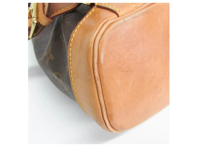 Mochila Louis Vuitton Monogram Montsouris MM M51136 para mujer Castaño - vista 5