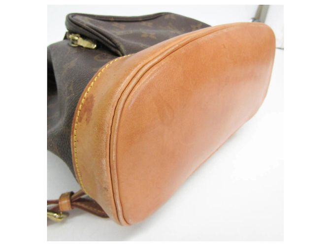 Mochila Louis Vuitton Monogram Montsouris MM M51136 para mujer Castaño - vista 6