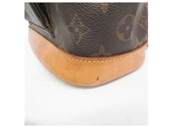 Mochila Louis Vuitton Monogram Montsouris MM M51136 para mujer Castaño - vista 9