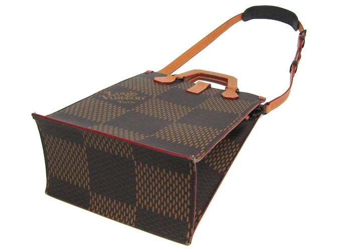 Louis Vuitton Damier Giant Abloh x NIGO Mini Tote N40355 Marrone - vista 2