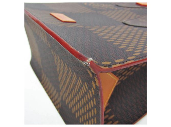 Louis Vuitton Damier Giant Abloh x NIGO Mini Tote N40355 Marrone - vista 4