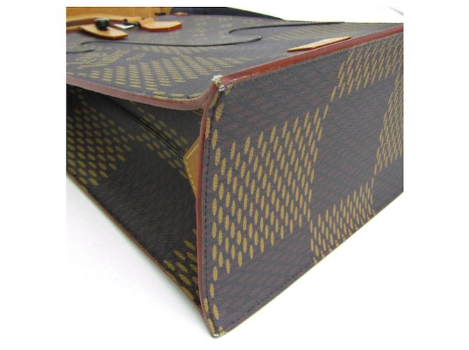 Louis Vuitton Damier Giant Abloh x NIGO Mini Tote N40355 Marrone - vista 5