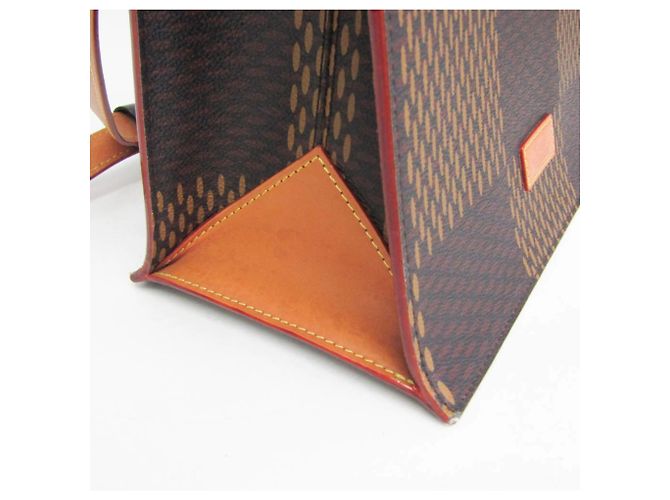 Louis Vuitton Damier Giant Abloh x NIGO Mini Tote N40355 Marrone - vista 6