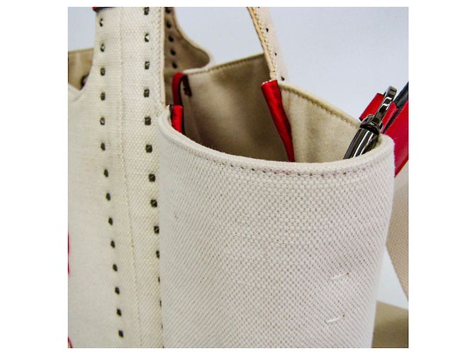 Borsa Valentino Garavani Atelier Bag 01 Small Bianco Rosso - vista 10