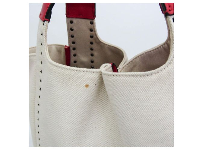 Borsa Valentino Garavani Atelier Bag 01 Small Bianco Rosso - vista 11