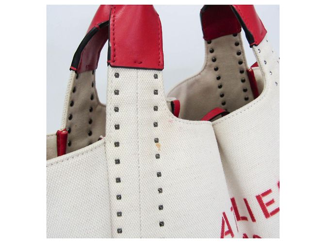 Borsa Valentino Garavani Atelier Bag 01 Small Bianco Rosso - vista 9