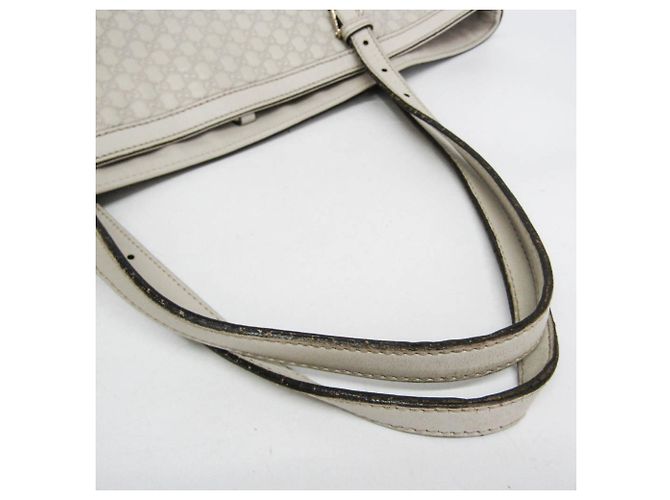 Borsa Tote in pelle Gucci Guccissima da donna Bianco sporco - vista 12