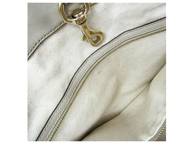 Borsa Tote in pelle Gucci Guccissima da donna Bianco sporco - vista 15