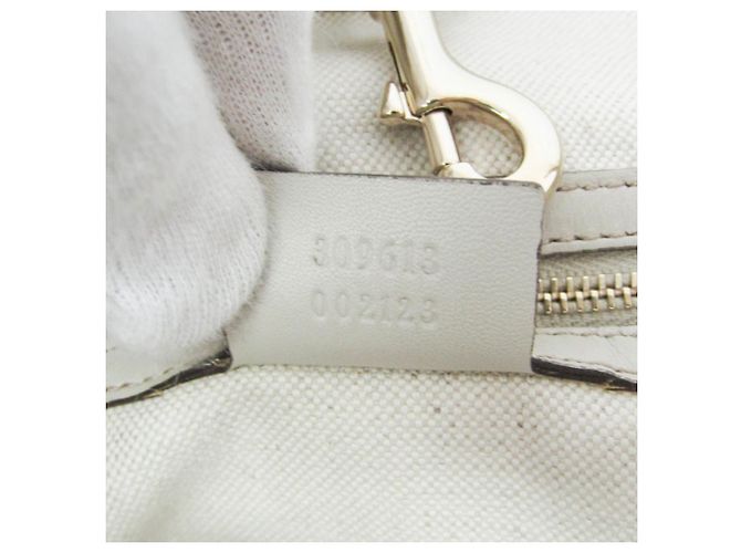 Borsa Tote in pelle Gucci Guccissima da donna Bianco sporco - vista 18