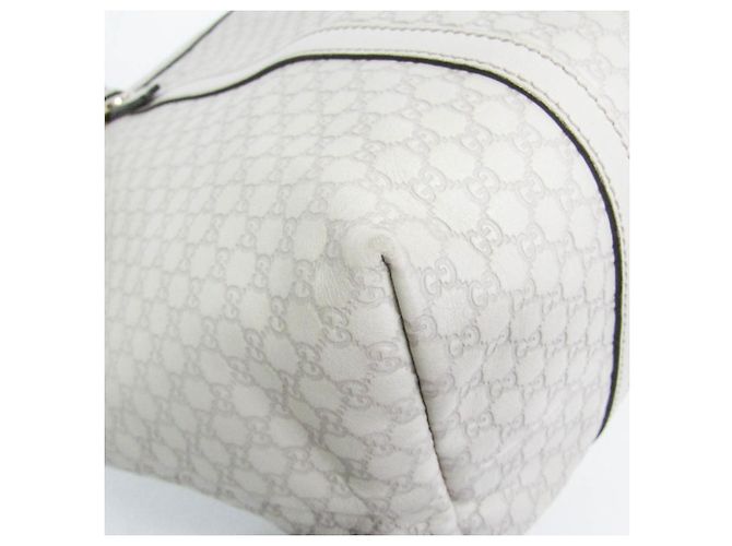 Borsa Tote in pelle Gucci Guccissima da donna Bianco sporco - vista 5
