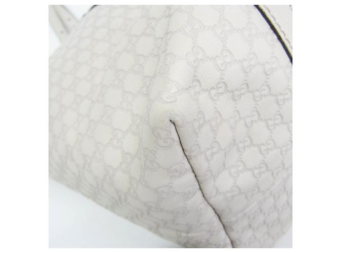 Borsa Tote in pelle Gucci Guccissima da donna Bianco sporco - vista 6