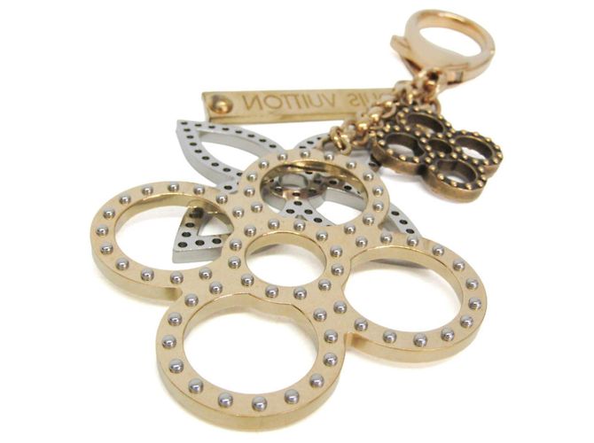 Louis Vuitton Bijou Sac Tapage M65090 Keyring Argento D'oro - vista 2