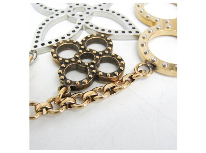 Louis Vuitton Bijou Sac Tapage M65090 Keyring Argento D'oro - vista 9