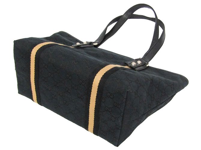 Borsa Tote Gucci Sherry Line da donna Nero - vista 2