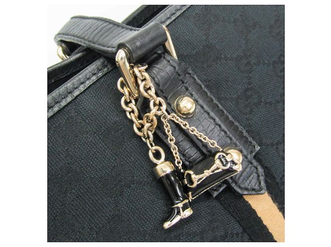 Borsa Tote Gucci Sherry Line da donna Nero - vista 7