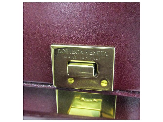 Borsa a tracolla in pelle Desire Bottega Veneta Bordò - vista 14