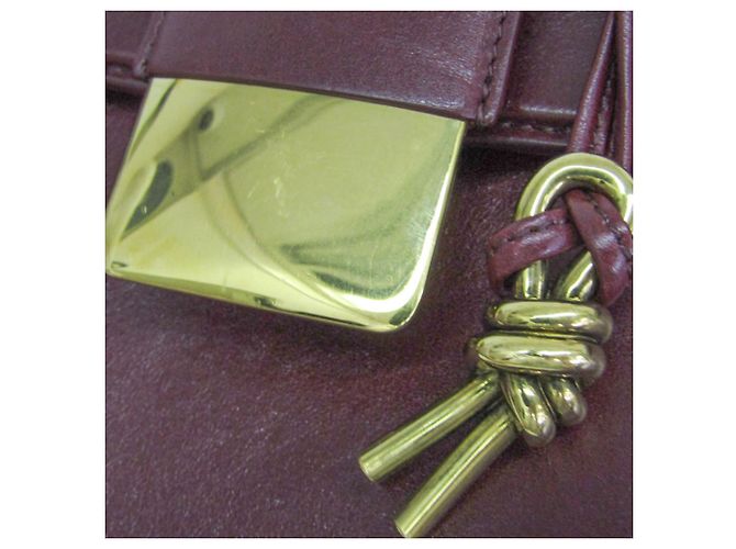 Borsa a tracolla in pelle Desire Bottega Veneta Bordò - vista 9