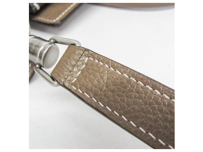 Céline Celine Luggage Nano 189243DRU Borsa a mano/Borsa a tracolla in pelle Grayish Grigio - vista 12