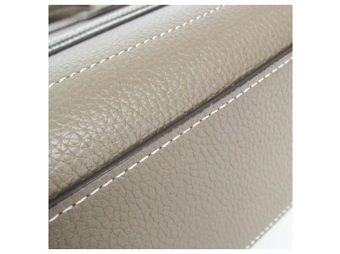 Céline Celine Luggage Nano 189243DRU Borsa a mano/Borsa a tracolla in pelle Grayish Grigio - vista 7