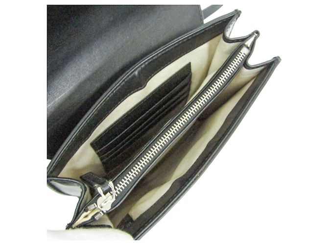 Borsa a tracolla Gucci GG Embossed 625782 Nero - vista 3