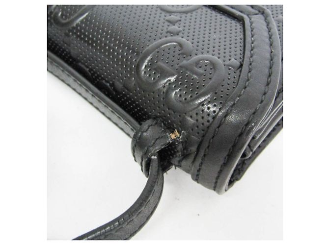 Borsa a tracolla Gucci GG Embossed 625782 Nero - vista 9