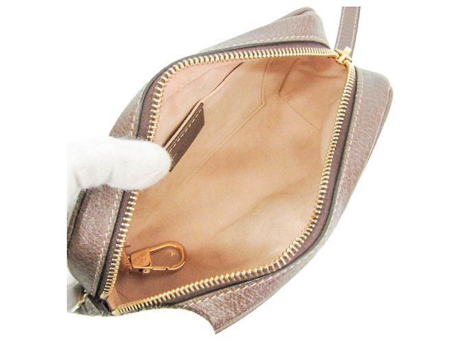 Borsa a tracolla piccola Gucci Ophidia Marrone Beige - vista 4