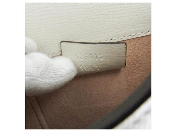 Borsa a tracolla Gucci Horsebit Small Bianco Beige - vista 17