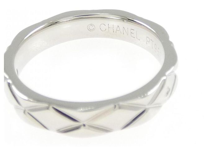 Chanel Large Matelassé Ring Silber - Ansicht 4