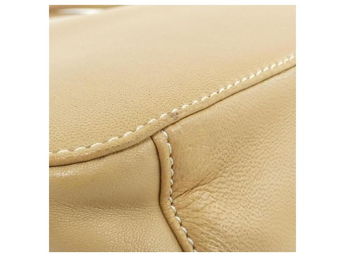 Borsa a mano Loewe in pelle beige - vista 3