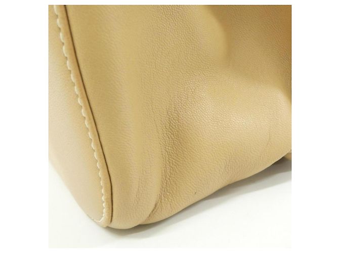Borsa a mano Loewe in pelle beige - vista 6