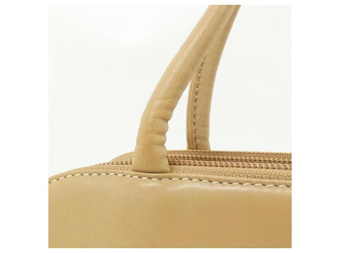 Borsa a mano Loewe in pelle beige - vista 7