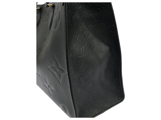 Borsa Louis Vuitton Monogram Empreinte OnTheGo GM Nero Monogramma - vista 4