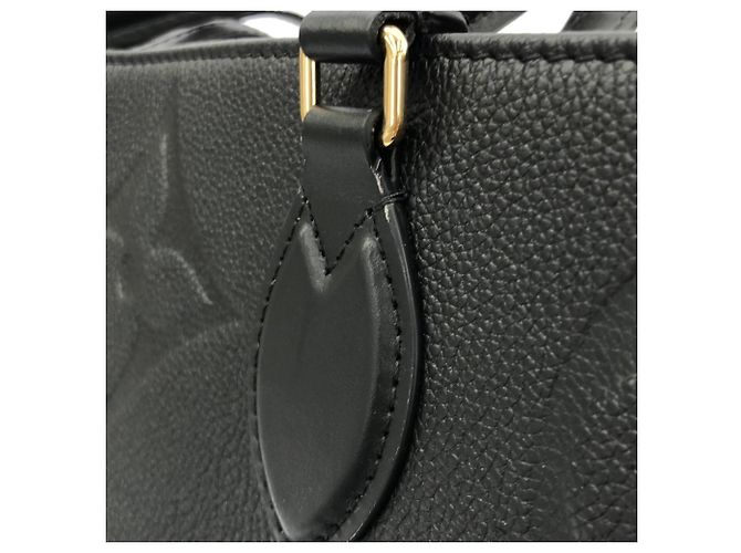 Borsa Louis Vuitton Monogram Empreinte OnTheGo GM Nero Monogramma - vista 5