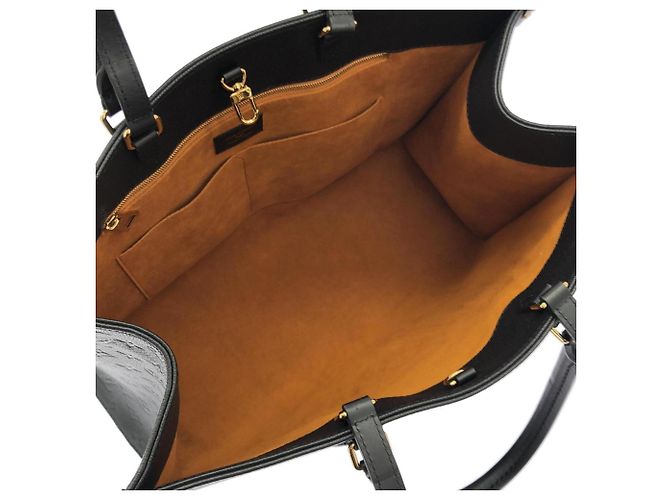 Borsa Louis Vuitton Monogram Empreinte OnTheGo GM Nero Monogramma - vista 7
