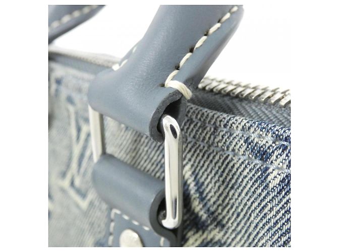 Borsa Boston Louis Vuitton Monogram Wash Keepall Bandoulière 25cm Monogramma - vista 3
