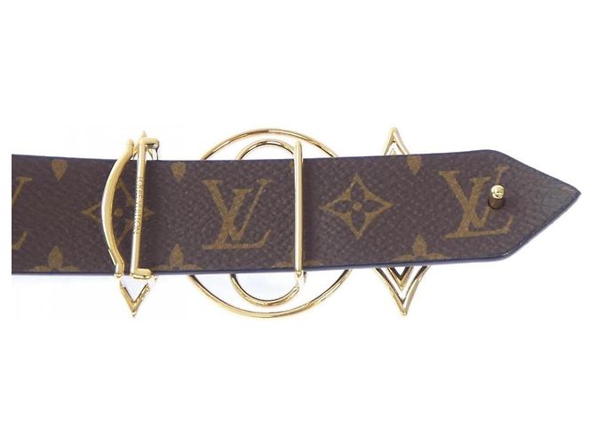 Louis Vuitton M0620 Wendelgürtel Braun Schwarz - Ansicht 3