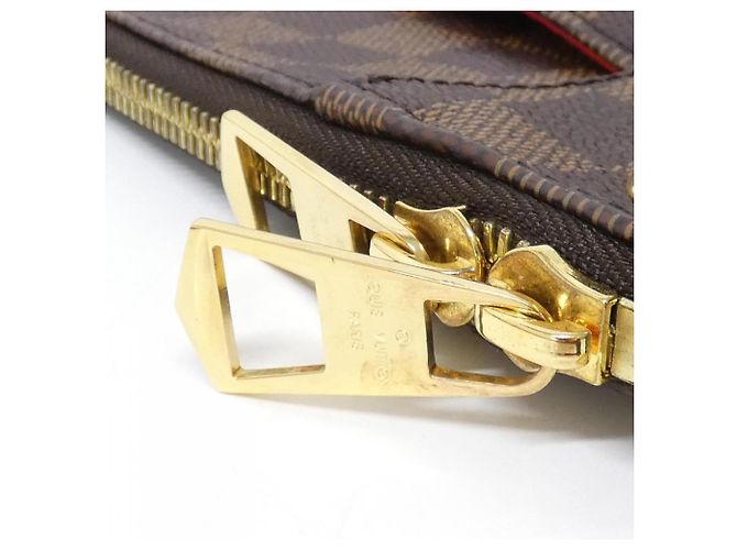 Borsa a tracolla Louis Vuitton Damier South Bank Damier ebene - vista 5