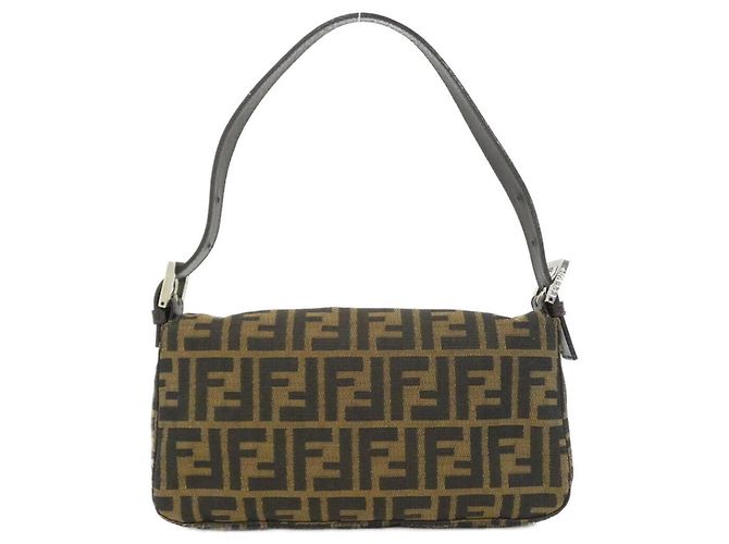 Borsa a tracolla Fendi Baguette 26424 Marrone - vista 2