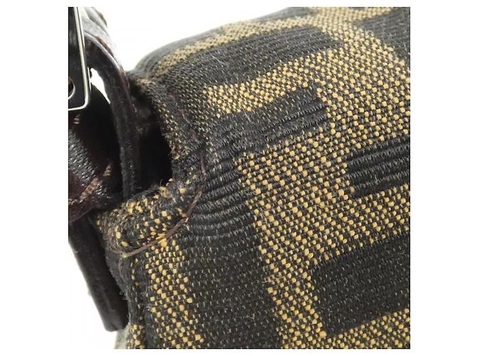 Borsa a tracolla Fendi Baguette 26424 Marrone - vista 5