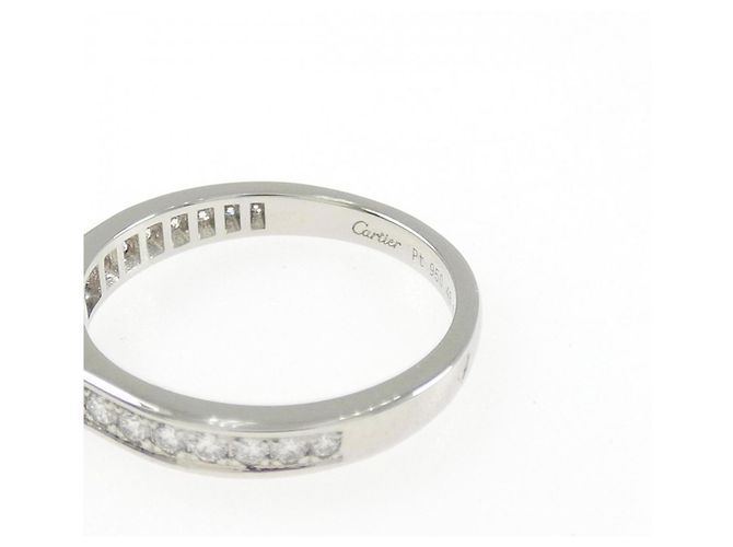 Cartier 1895 Ring aus Platin Silber - Ansicht 4