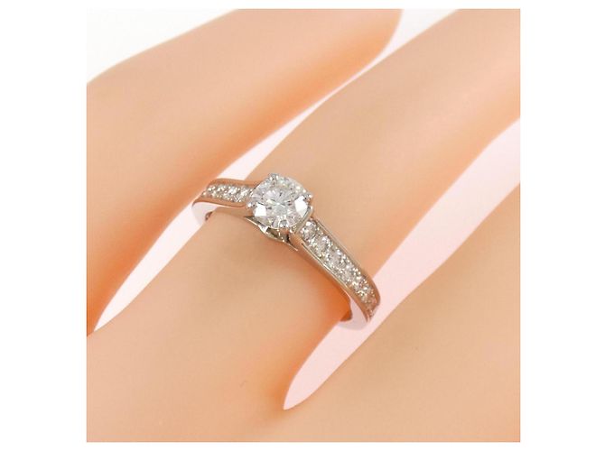 Cartier 1895 Ring aus Platin Silber - Ansicht 5