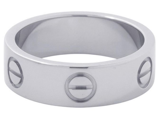 Anello Cartier Love - Modello Classico in Oro Bianco 18K - vista 3