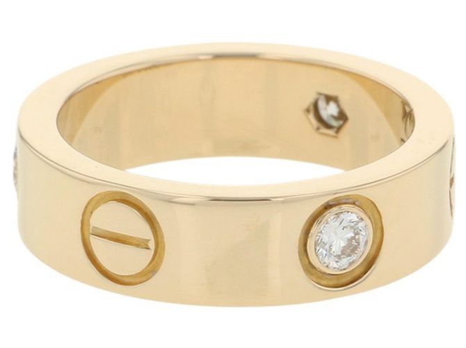 Anello Cartier Love in oro giallo 18K - vista 2