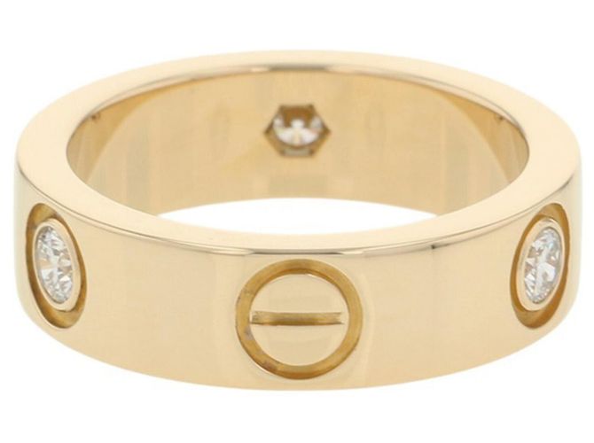 Anello Cartier Love in oro giallo 18K - vista 3