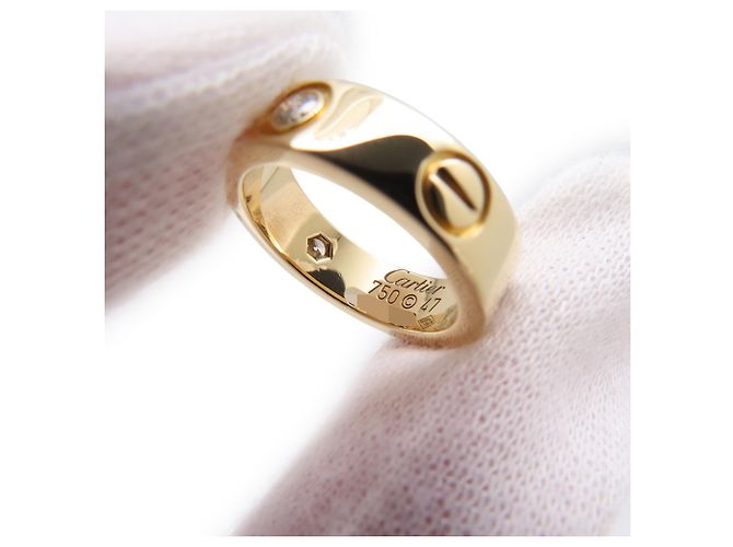 Anello Cartier Love in oro giallo 18K - vista 7